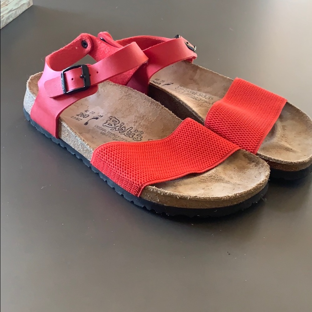 Birki’s Red Sandals
